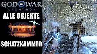 God of War Ragnarök SCHATZKAMMER Alle Fundorte & Raben Legendäre Truhen Artefakte Wissen