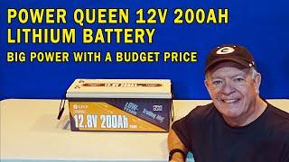 Power Queen 12V 200Ah Lithium Battery - Big Power with a Budget Price