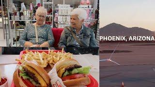 I went to visit my Grandma in Arizona! (shopping and trying In&out for the first time!)