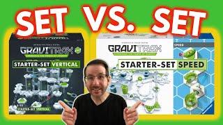 GraviTrax PRO Vertical Starter Set vs. Speed Starter Set (Marble Run Set Comparison)