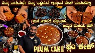 PLUM CAKE recipe for Home Measurements here with CLASSIC & RICH method by Mr Pavan