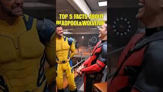 Top 5 Unknown Facts about Deadpool and Wolverine movie #deadpool #wolverine #deadpool3 #marvel #mcu