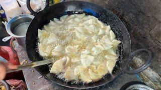 Odia Style Cheapest Mini Samosa Making | Bhubaneswar Street Food