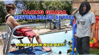 TAONG GRASA SWIMMING POOL PRANK I BOSS REY VLOGS