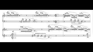 Daniel Ott, "Fantasy on a Falling Line" (2014) for two pianos - Movement I [excerpt]