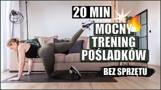 20 MINUTOWY MOCNY TRENING POŚLADKÓW BEZ SPRZĘTU