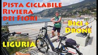 LIGURIA Pista Ciclabile Riviera dei Fiori - Bici+Drone