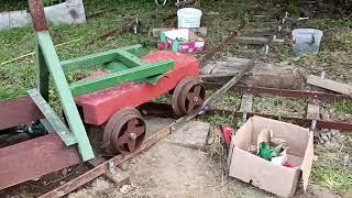 Building A Diamond Crossing Bridge For The Narrow Gauge Field Railway