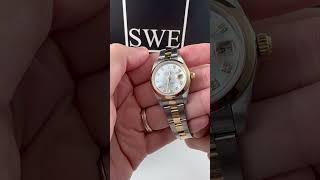 Rolex Datejust Gold Mother of Pearl Diamond Dial Ladies Watches Review | SwissWatchExpo