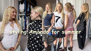 styling Amanda Symonds for summer