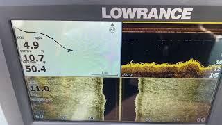 Lowrance Hook Reveal 7x Tripleshot at work!