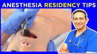 Anesthesia Residency Success Tips For New Residents