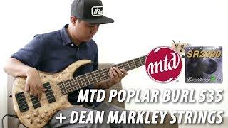 MTD Poplar Burl 535 + Dean Markley Strings demo by JakartaMusicStore.com