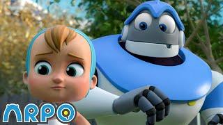  Helado a la Arpo  El Robot ARPO y el bebé  Caricaturas y dibujos animados para niños