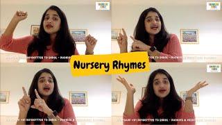 Nursery Rhymes with action | #RishaMam Online Preschool Classes #kidsrhymesinenglish