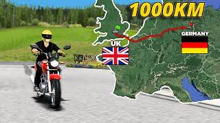 ETS2 Longest Motorcycle Trip (London to Berlin) UK to Germany | Euro Truck Simulator 2