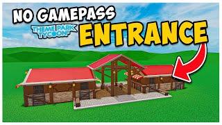 EASY Entrance Tutorial in Theme Park Tycoon 2! (No Gamepasses)