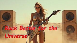 Rock Battle for the Universe | Hard Rock Music 2024 | AI Short Cinematic Clip | Sci-Fi AI