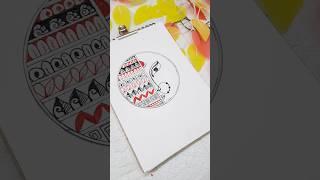 Mata rani in mandala art #art #drawing #mandala #diy #craft #trending #viralvideo #trendingvideo