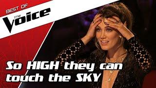 TOP 10 | Stunning HIGH NOTES in The Voice that are out of this world! #1