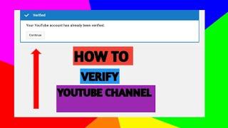 HOW TO VERIFY  YOUR YOUTUBE CHANNEL || SONI TECH