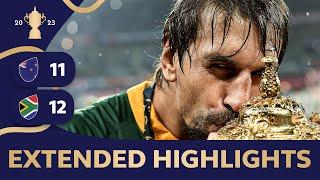 EXTENDED HIGHLIGHTS! | Rugby World Cup 2023 final | New Zealand v South Africa