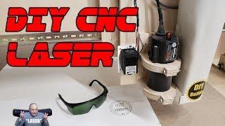 DIY CNC Laser - Adding a 5W Laser to My Homemade CNC Router