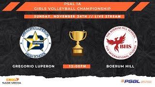 2024 PSAL 1A Girls Volleyball Championship | Gregorio Luperon vs Boerum Hill | 11/24/2024