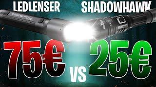 Taschenlampen Test  Teuer gegen Billig | LEDLENSER P7R Core vs. Shadowhawk S9322 Outdoor Vergleich