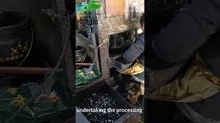 Automated Nut Thread Processing! Efficient Manufacturing of Truck Hub Bolts and Nuts.