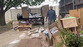 Backyard junk removal in Dallas, Texas!!