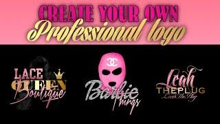 HOW TO CREATE YOUR OWN LOGO FOR YOUR BUSINESS ON YOUR PHONE| LEAHTHEPLUG