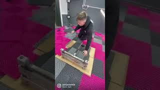 The best detailing flooring option | garage style floor tiles | garage tiles | detailing studio