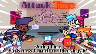 Attack Time / Voting Time but Nene & Darnell and Pico sings it! (FNF Cover)