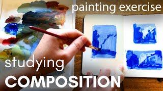 How to study painting composition