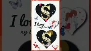 S and S love status||RC CREATION07||Couple name status