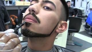 Bigen Hair color application on haircut and Beard Step by step video