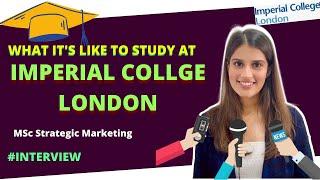 Imperial College London Q/A-  Interview, Student Life, Assignments Ft. Dhruvi Modi #Interview