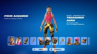 HOW TO GET TREASURED AURA SKIN IN FORTNITE!