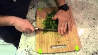 How To Chop Spinach-Cooking Tutorial