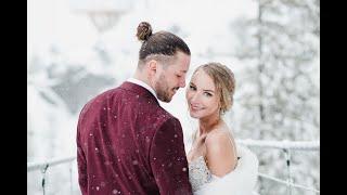 OUR WINTER WEDDING VIDEO!!! (On top of a mountain + middle of a blizzard)