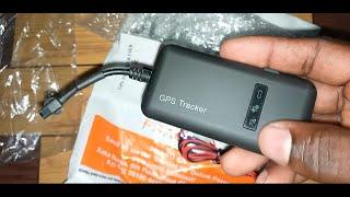 Unboxing and testing GPS Tracker GT02A with Real Time online Tracking For Cars and Motorcycles