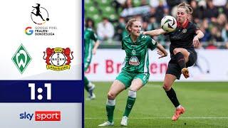 Verpasste Tabellenführung | SV Werder Bremen - Bayer 04 Leverkusen | Highlights - Frauen-Bundesliga