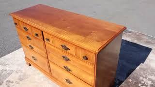 6-Drawer Cherry Dresser with Deep Drawers