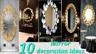 Dollar tree mirror decoration hacks to try | Budget friendly mirror makeover | Craft Angel