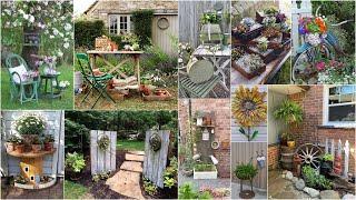 150+ Viewers Choice Rustic Gardens Decoration Ideas! Vintage Garden Ideas