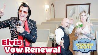 Donato & Lori's Elvis Vow Renewal in Las Vegas | Graceland Chapel