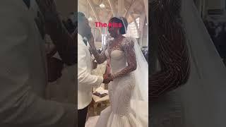 Is Ugo Satisfied with this first wedding Kiss from Sharon Ooja?