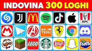 Indovina il Logo in 3 Secondi | 300 Loghi Famosi | Quiz sui Loghi 2024