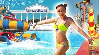 День в АКВАПАРКЕ WaterWorld Waterpark Обзор, Парк развличений - Кипр #5 | Elli Di